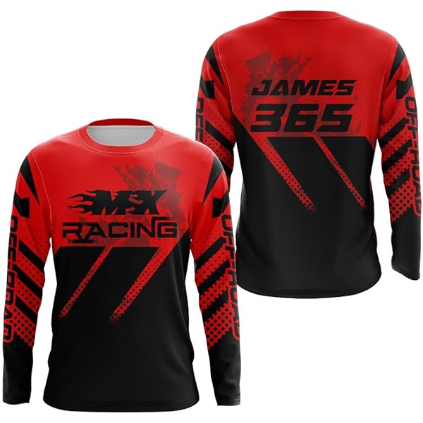 Amazon.com: Camouflage Custom Motocross Jersey UPF30+ Kids